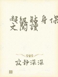 超级贴身保镖全文阅读