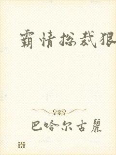 霸情总裁狠狠爱