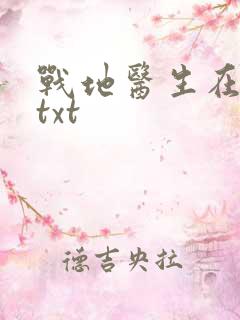 战地医生在都市txt