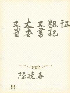 又大又粗征服女省委书记