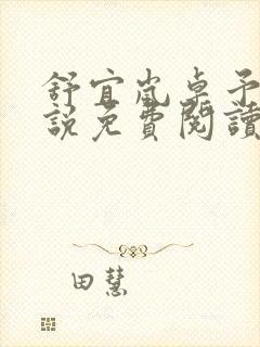 舒宜岚卓予淮小说免费阅读全文