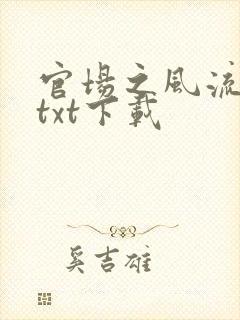 官场之风流人生txt下载