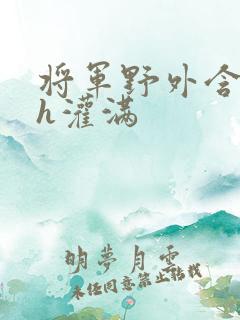 将军野外含公主h灌满