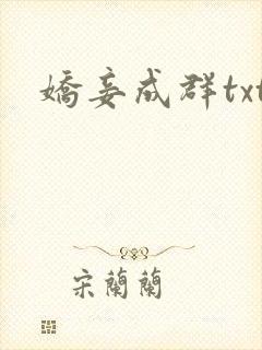 娇妾成群txt