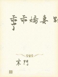 乖乖娇妻 别闹了