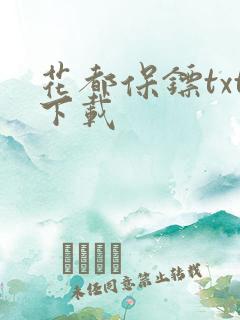 花都保镖txt下载