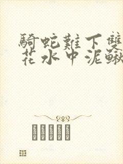 骑蛇难下双金银花水中泥鳅