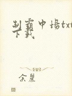 制霸中场txt下载