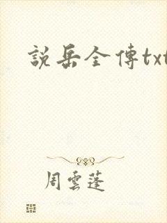 说岳全传txt