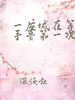 一座城在等你洗手台第一次