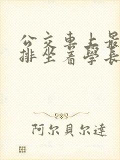 公交车上最后一排坐着学长c