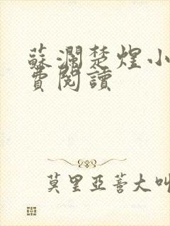 苏澜楚煜小说免费阅读