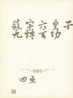 苏宇六皇子签到九转玄功