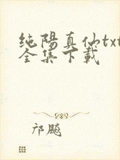 纯阳真仙txt全集下载