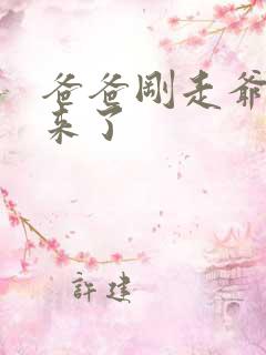 爸爸刚走爷爷就来了