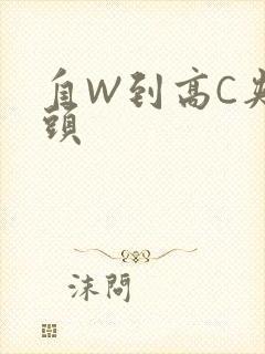 自W到高C夹枕头