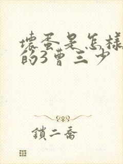 坏蛋是怎样炼成的3曹三少