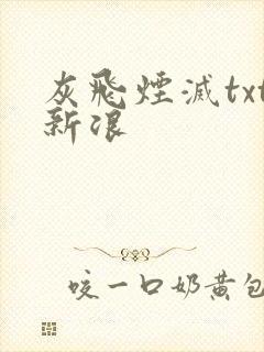 灰飞烟灭txt新浪