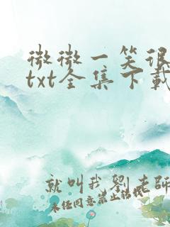 微微一笑很倾城txt全集下载