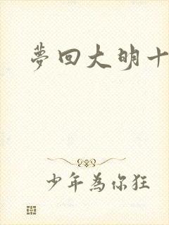 梦回大明十二年