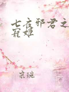 七夜邪君之囚禁宠姬