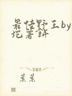 最佳野王by一坨薯饼