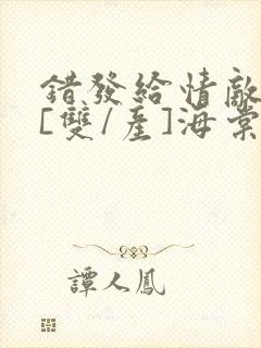 错发给情敌之后[双/产]海棠