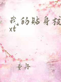 我的贴身校花txt