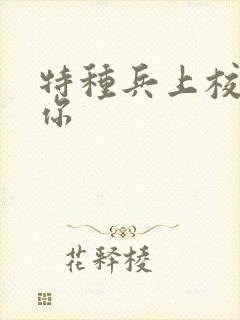 特种兵上校赖上你