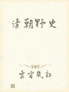 清朝野史