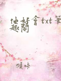 他好会txt笔趣阁
