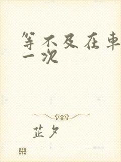 等不及在车里做一次