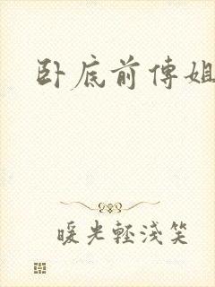 卧底前传姐妹篇