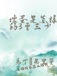 坏蛋是怎样炼成的3曹三少