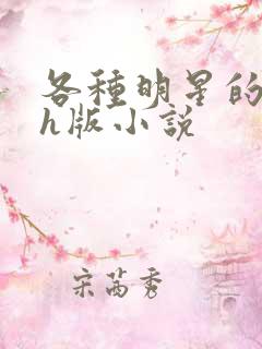 各种明星的综艺h版小说