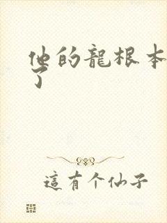 他的龙根本太大了