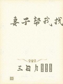 妻子帮我找老婆