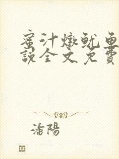 蜜汁炖鱿鱼2小说全文免费阅读