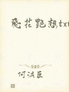 飞花艳想txt