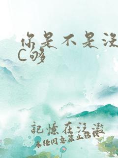 你是不是没有被C够