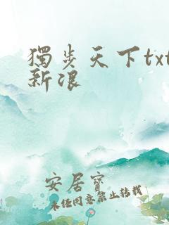 独步天下txt新浪