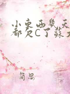 小东西几天没做都欠C了苏大深