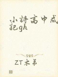 小诗高中成长日记gh