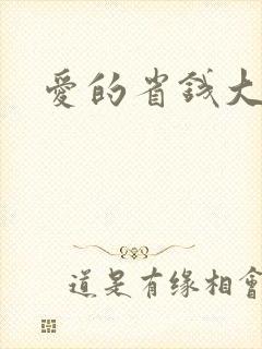 爱的省钱大作战