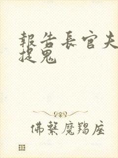 报告长官夫人在捉鬼