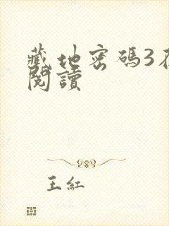 藏地密码3在线阅读