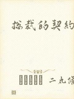 总裁的契约情人