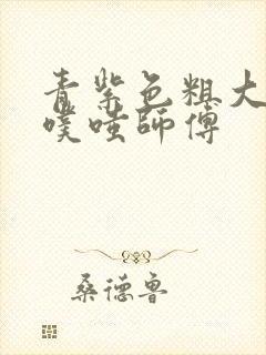 青紫色粗大进出噗嗤师傅