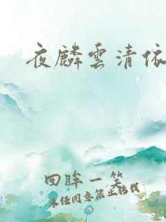 夜麟云清依小说