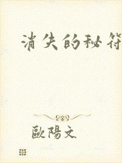 消失的秘符